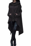 Autumn Winter Women Plus Size Loose Long Sleeve Hooded Sweatshirt Casual Pullover