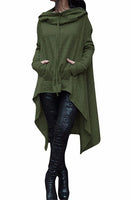 Autumn Winter Women Plus Size Loose Long Sleeve Hooded Sweatshirt Casual Pullover
