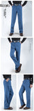 Casual Four Seasons Cotton Thin Cargo Pants Business Slim Straight High Waist Jeans Men Size 29-40