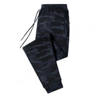 Men Fashion Drawstring Thick Casual Camouflage Ankle Tied Sweatpants