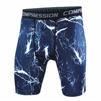 Compression Running Shorts Men Gym Fitness Camo Bodybuilding Tights Clothing Swimming Bottoms Training Workout Sports Shorts